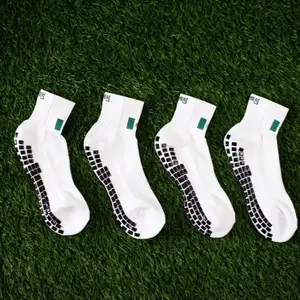 Premier Edge White Mexico Ankle Grip Socks