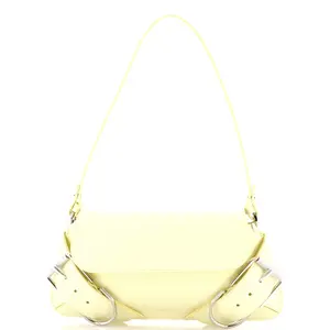 Pre-owned GIVENCHY Leather Shoulder Bags Voyou Shoulder Flap Bag by Rebag