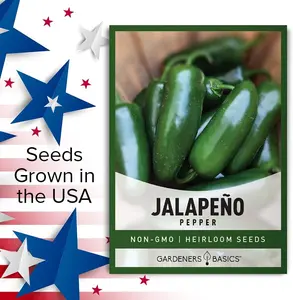 Jalapeno Pepper Seeds for Planting Heirloom Non-GMO Jalapeno Peppers Plant Seeds for Home Garden Vegetables Makes a Great Gift for Gardeners