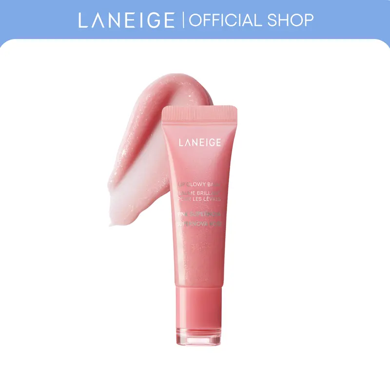 LANEIGE US Stardust Lip Glowy Balm - Oil-Free Glaze, Korean Skin Care Product with Green Tea & Jojoba for Nourishing, Moisturizing, Glossy, Softening Care