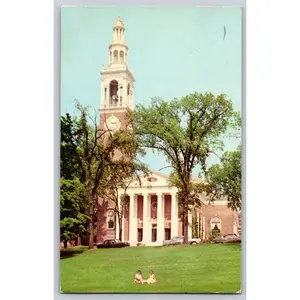 Vintage Postcard Ira Allen Chapel University Of Vermont Burlington VT 1957 Posted