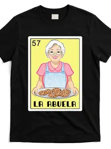 Trendy Cool Street Style Spanish Mexican Bingo Abuela Gifts Comfortable Cotton Women's T Shirt