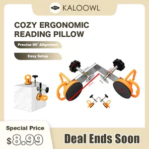 Adjustable Right-Angle Joint Tool for Grout Lines - Includes Two Suction cups, Adjustable Clamps, and Tool Holder