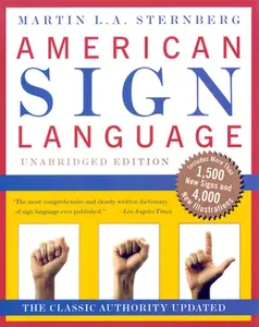 USED-American Sign Language Dictionary by Martin L. Sternberg (Hardcover)