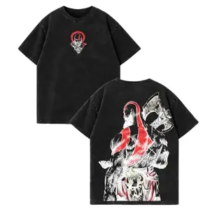 Kratos God Of War Streetwear T Shirt, Spartan Warrior Movie Graphic Tee, Greek Mythology Film Character Oversize Gaming Shirt, Video Game Movie Fan Apparel, Epic Action Hero Street Style Tee