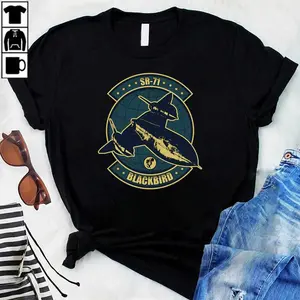 Sr-71 Blackbird Patch T-Shirt