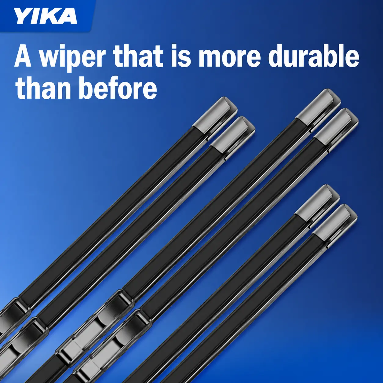 Car Windshield Wiper Blades – Stop Squeaky Noises & Streaks, All-Season Rubber Wiper for Clear Rainy Day Vision, Easy Install