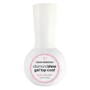 Daily Charme Diamond Shine No-Wipe Gel Top Coat / HEMA + TPO Free