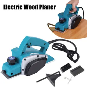Portable Electric Wood Planer Hand Held Woodworking Power Tool for Home Furniture