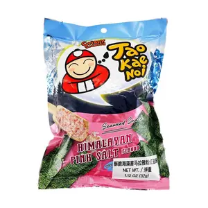 TAO KAE NOI Thai Seaweed Snacks Crispy Himalayan Pink Salt Flavor 32g