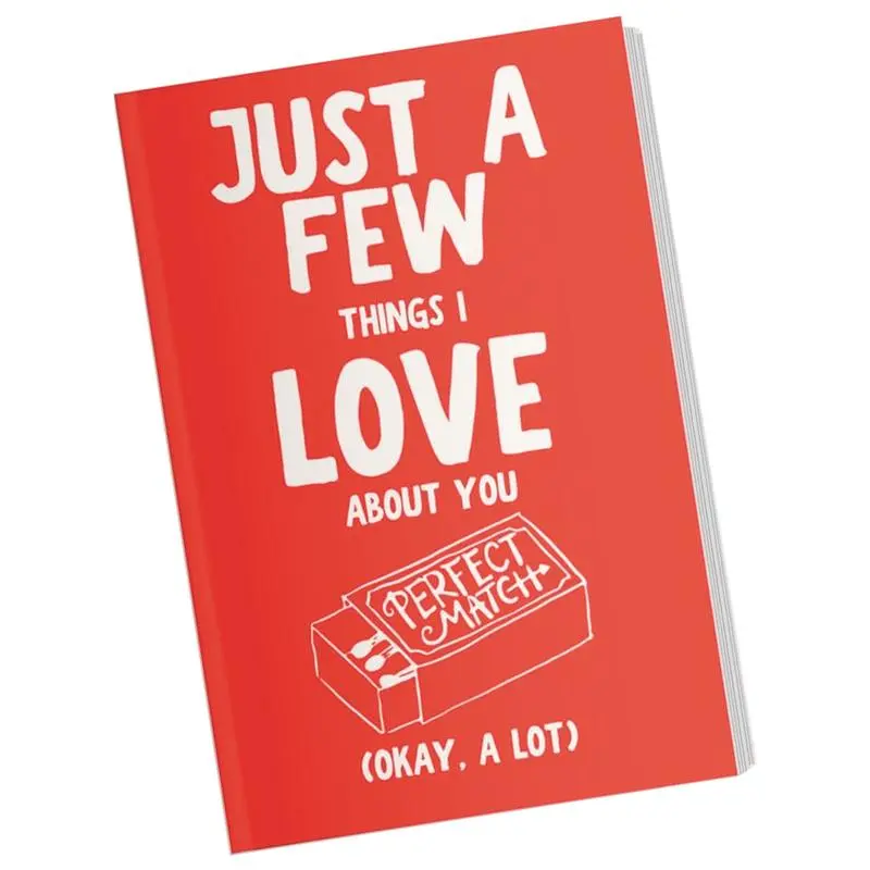 Just A Few Things I Love About You Journal Notebook | Romantic Love Fill In The Blank Book, Perfect Match Valentine Anniversary Birthday Gift For Him Her Boyfriend Girlfriend Spouse, Sweet Sentimental Couples Keepsake Book