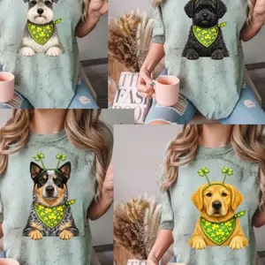 ORIGINAL DESIGNER St Patty Dog 2 comfort color tee