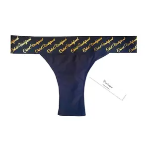 Cebel Undefined Thong with Additional Crotch Coverage for Comfortable Fit Panties Stretchy Cotton Womenswear