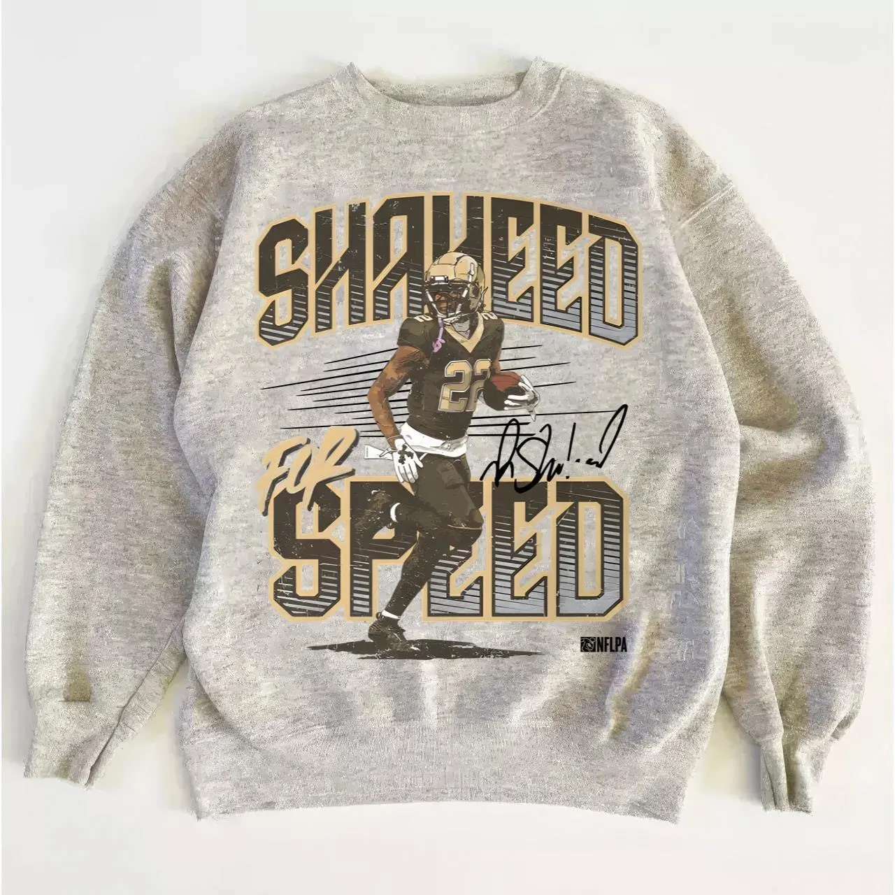 Rashid Shaheed Speed Sweatshirt, Football Fan Game Day Crewneck Shirt