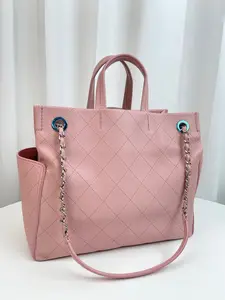 Pre-owned CHANEL calfskin Shoulder Bags Tote Bags