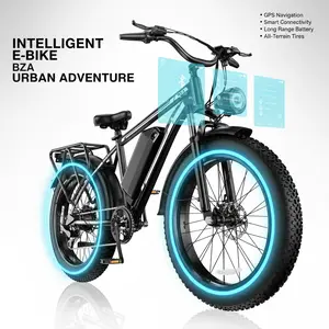 2026 31Mph e-bike for Adult 1500W Peak Motor Removable Battery Max 50 Miles Off-Road Mountain Ebike Folding Urban Tire Electric Bike withCruise Control High-Powered E-Bike