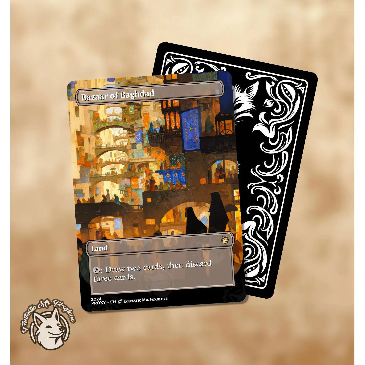 Bazaar of Baghdad | Proxy Card