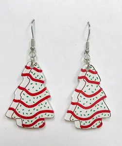 The Debbie Christmas Cake Earrings