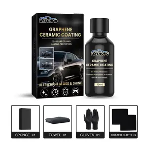 Automotive Graphene Ceramic Coating Offering Dust Proof And Water Repellent Properties As Well As Long Lasting Luster Ultra Hydrophobic Crystal Clear Glazing