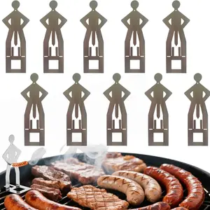 Fun Hot Dog and Sausage Grill, Standing Sausage Barbecue Grill, Hot Dog Grill, Portable and Reusable Stainless Steel Hot Dog and Sausage Grill, Suitable for Camping, Road Trips, and Christmas Gifts, Bbq Skewers, Grilling Tools
