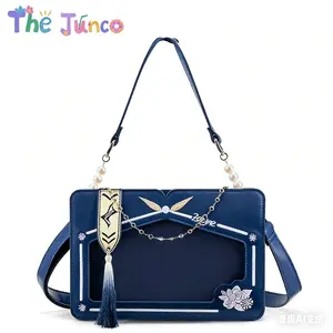 TheJunco Love and Deep Space TheJunco Original Sheng Sheng Mo Li Anime Bag Ita Bag Li Shen Pain Package Crossbody Shoulder Handheld Commuting Small Square Tote Display Customizable Pin Display Bag