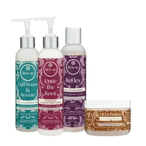 4 Simple Steps to Healthy, Frizz-Free Curls (Cleanser + Leave-in + Serum + Gel)