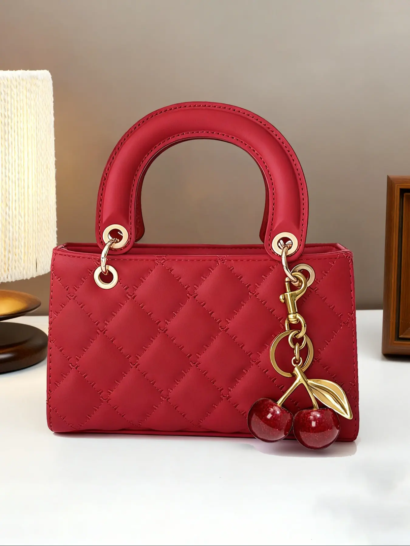 Leather Horizontal Style Red