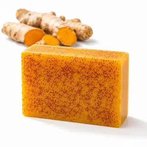 Turmeric  Soap,All-in-one for Face & Body, Deep pore cleansing removes impurities, nourishing moisturizing formula keeps skin soft, gentle daily skincare soap for men and women, ideal summer facial & body cleanser