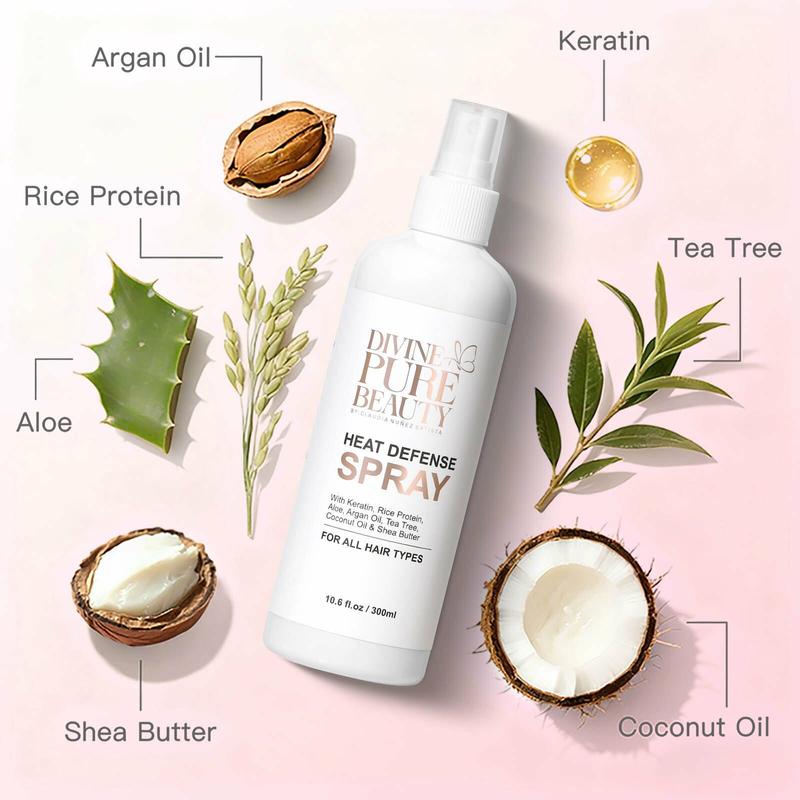 Divine Pure Beauty Heat Defense Hair Spray