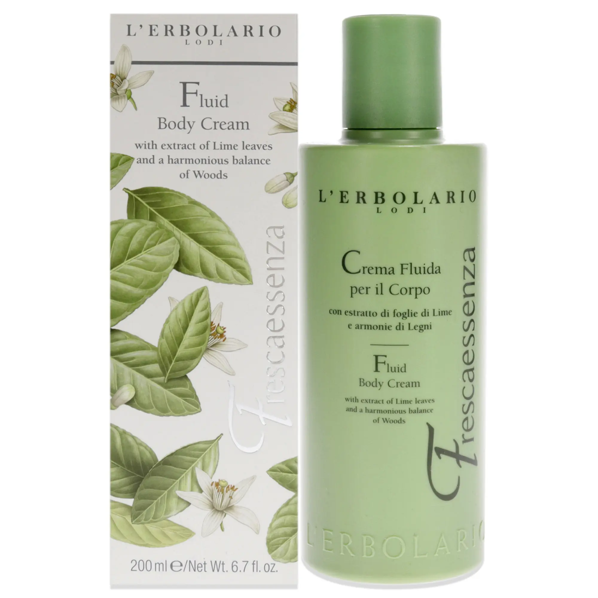 LErbolario Frescaessenza Fluid Body Cream For Unisex 6.7 oz Body Cream