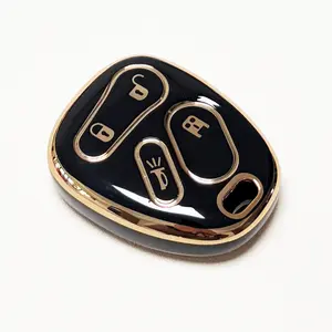 Car Key Protection Case Car Key Accessory Soft Durable Tpu Material Full Coverage Key Protector for Chevrolet for Gmc for Cadillac