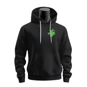 Tow Life Hoodie - Black Casual Pullover with Front Pocket and Graphic Design, Suitable for Men and Women