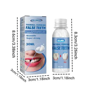 EELHOE Moldable Dental Gel Dentures Temporary Fillings Cavities and Teeth Fillings Temporary Tooth Filling Denture Kit Oral false  tooth fake