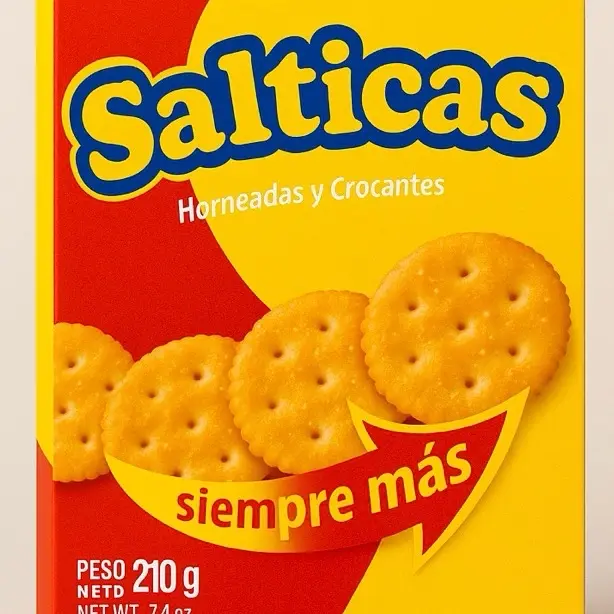 Salticas Salted Crackers 210G - Baked & Crunchy Snack - TikTok Shop