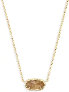 Kendra Scott Elisa Pendant Necklace for Women, Fashion Jewelry, 14K Gold-Plated