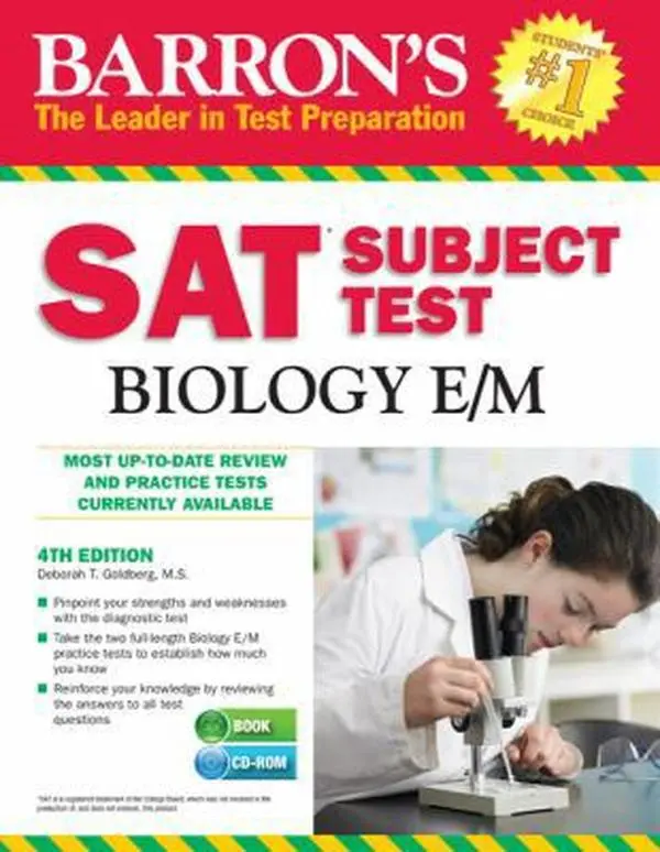USED-Barron's SAT Subject Test Biology E/M with CD-ROM by Deborah T. Goldberg M.S. (Paperback)