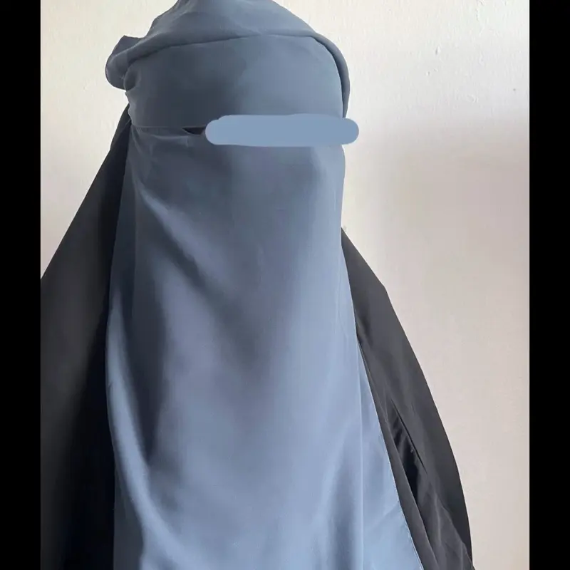 Single Layer Niqab in Soft Fabric for Modest Wear