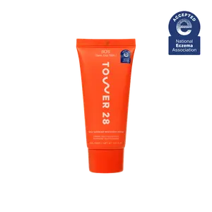 Tower 28 SOS Barrier Recovery Cream - For Sensitive Skin - Non-Greasy Daily Moisturizer with Ceramides and Hyaluronic Acid - Clean, Vegan