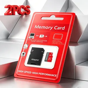 1TB SD Card for Dash Cams, Micro TF SD Cards for Mobile Phones, Durable SD Memory Card for Car Audio, 2 Complete Sets MicroSDXC Card for Surveillance Cameras, Micro SD Card with Adapter for PC & Secure Storage
