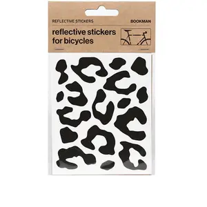Bookman Reflective Leopard Print Stickers