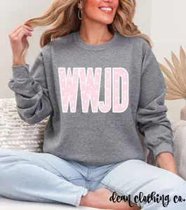 WWJD Hearts Sweatshirt