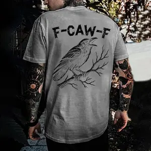 F-Caw-F Printed Men's T-shirt