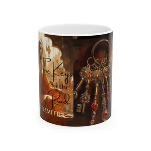 THE KEYS TO THE RIAD by CD Damitio - Ceramic Mug, (11oz, 15oz)