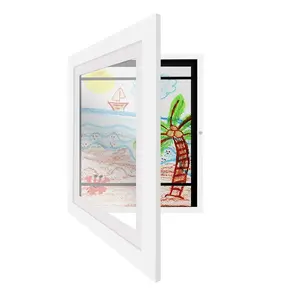 Children Art Frames Magnetic Front Open Changeable Kids Frametory for Poster Photo Drawing Paintings Pictures Display Home Decor VCC