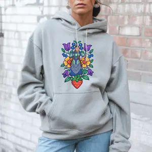 Indigenous Floral Woman T-Shirt/Sweatshirt/Hoodie - Native American Folk Art Graphic Tee, Aesthetic Culture Apparel