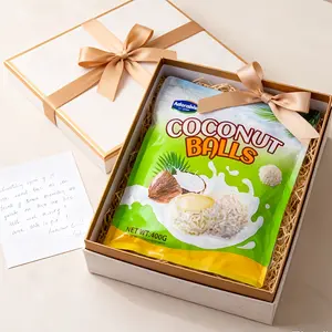 Candyballs ，crystal candy，Gummy Candy, Coconut Gummy Bites, Bite-Sized and Delicious, Sweet Treats ，Perfect for Celebrations, Parties, Holidays, Candy Dishes, Party Pack, 14.11oz Bag.