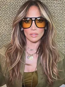 Vintage Double Bridge Square Frame Fashion Glasses, Elegant Retro Style, Versatile Stylish Accessory for Street Photography