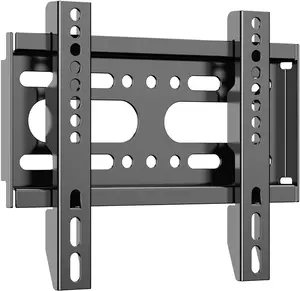 TV Wall Mount Fixed Monitor Brat for Most " Flat Curved Screen     inch TV Monitor, Small Televisions Mount up to VESA xmm KG Max Load Low Profile Wall Mount Brat