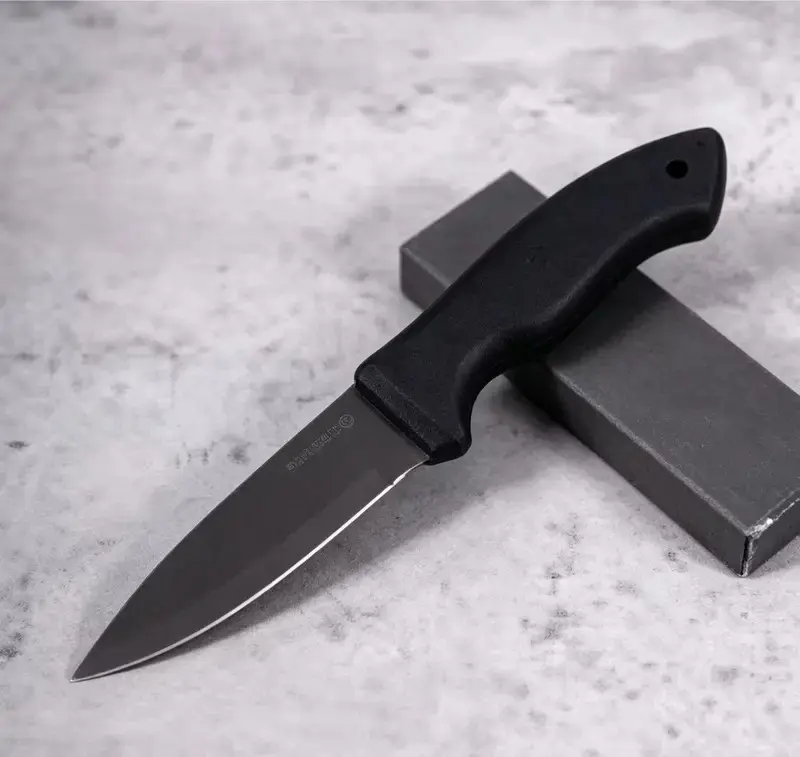 Minimalist Black Handle EDC Folding Knife