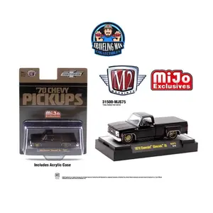 M2 Machines 1:64 1978 Chevrolet Silverado 30 Truck Limited Edition - Semi Gloss Black - MiJo Exclusives